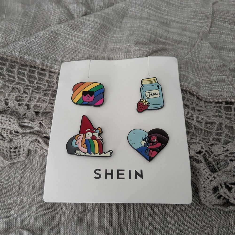 Shein Colorful Enamel Pin Set - Picture 4 of 4